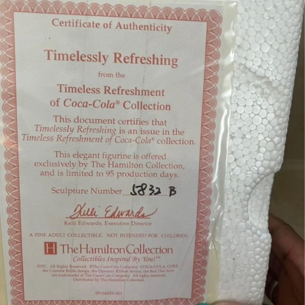 Coca-Cola Timeless Refreshment Figurine